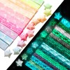 Luminous star paper strips, origami strips (20 colors/600 sheets)
