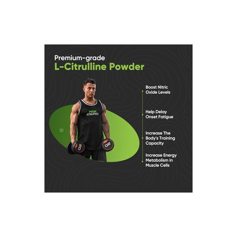 Freak Athletics L-Citrulline Powder 500g - Unflavoured, 100 Servings