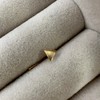 jewellerybox 9ct Gold 3mm Flat Triangle Nose Stud