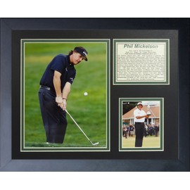 Legends Never Die "Phil Mickelson Open Framed Photo Collage, 11 x 14-Inch (12956U)