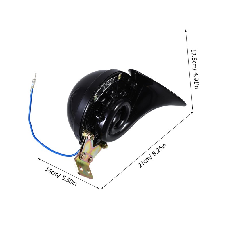 Mikinona Motorcycle Atv Electric Horn Round Speaker for Scooters Safety