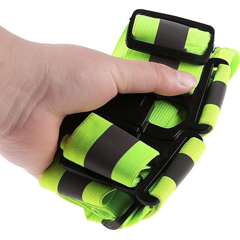 MJK Essentials Unisex Ultra-Reflective Safety Vest – Adjustable, High-Visibility Gear