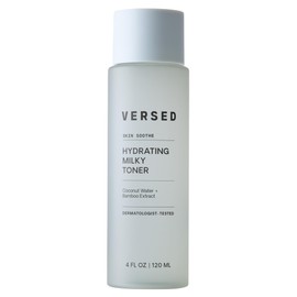 Versed Skin Soothe Hydrating Milky Toner for Face - Nourishing Coconut Water with Algae & Bamboo Extracts - Facial Toner Gently Tones, Hydrates & Helps Restore Skin’s Natural pH Balance (4 fl oz)