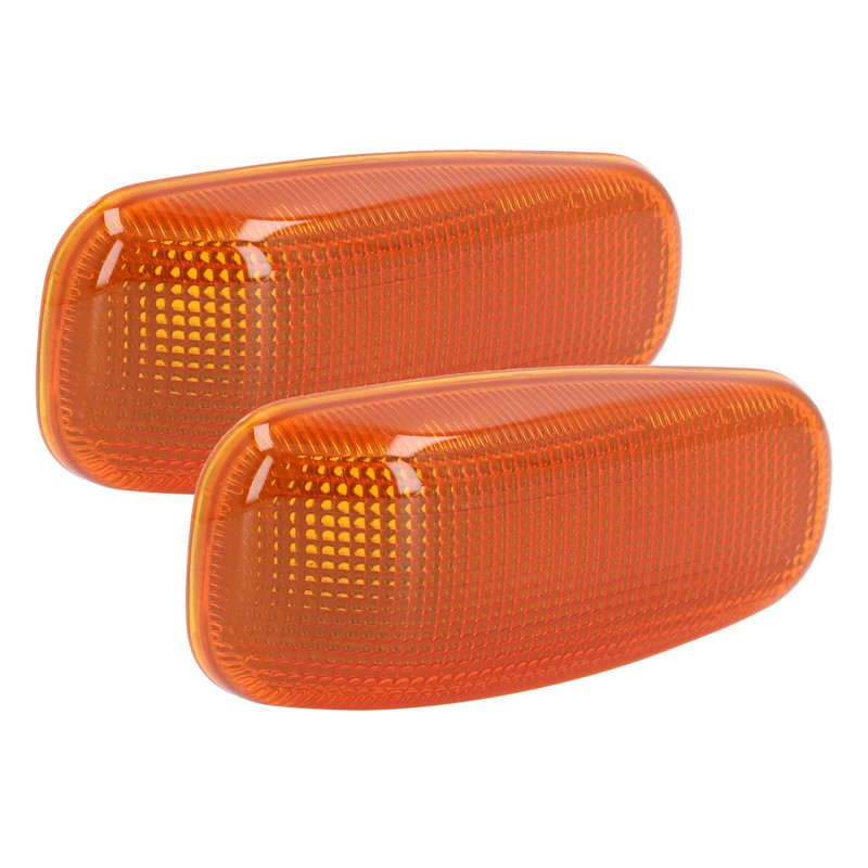 2PCS Side Turn Signal Light Lens with Gaskets Replacement for