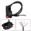 Keensso Motorcycle 12 V Handlebar Switch, 22 mm Universal Motorcycle