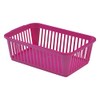 Whitefurze Handy Basket, Plastic, Hot Pink, 25 cm