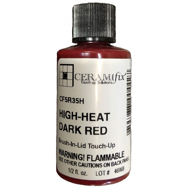 Ceramifix Dark Red Touch up Paint (Heat Rated)