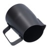 400ml Black PTFE Oblique Mouth Milk Frothing Jug 304 Stainless