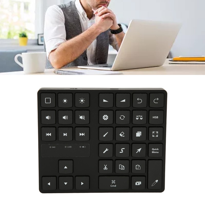35 Keys Numeric Keypad Stable Connection Driver Free Bluetooth Connection