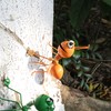 Metal Ants Set of 4 Garden Decor Outdoor Statues Wall