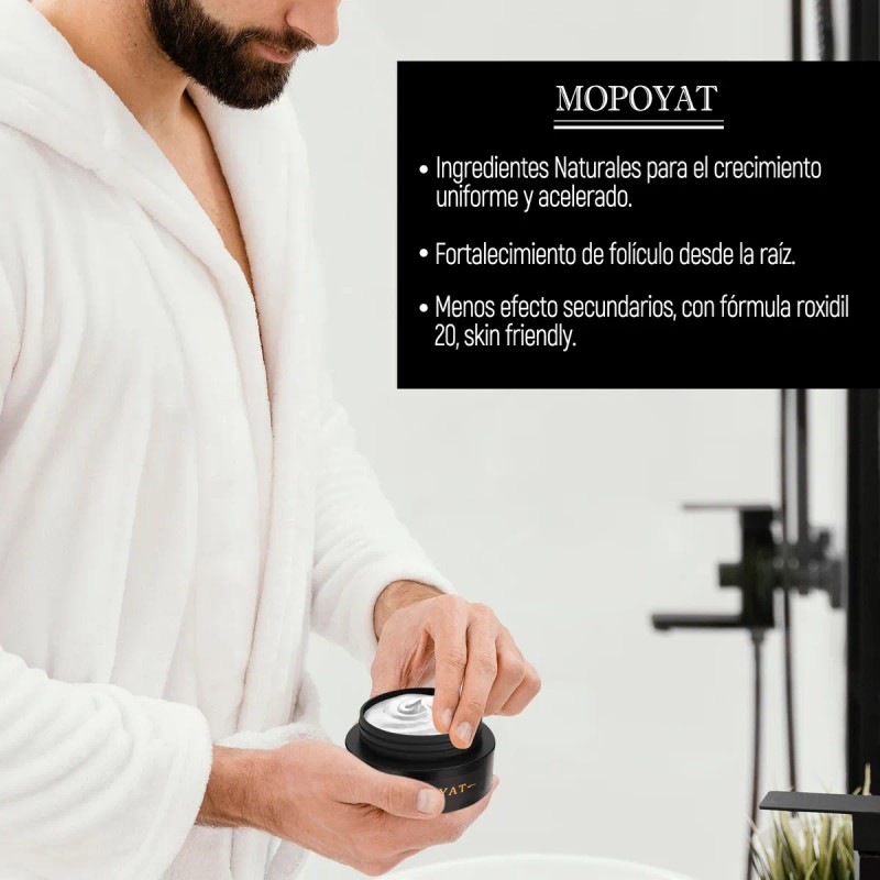 2pcs Tratamiento Para Barba Y Bigote 20%