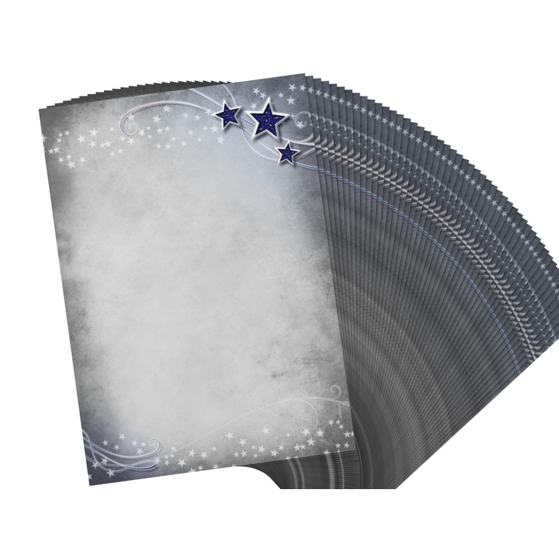 Simply Stars, 20 Sheets) Christmas Letter Paper 100 g/qm +