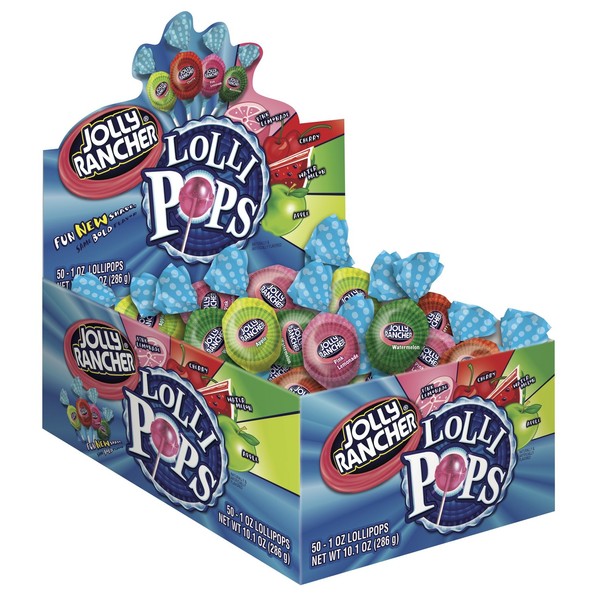 JOLLY RANCHER Lollipops, Assorted Candy, 100 Count Bulk Candy