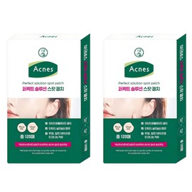 Acnes Perfect Solution Spot Patch, 120 pieces, 2 pieces / 아크네스 퍼펙트 솔루션 스팟 패치, 120개입, 2개