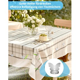 LUNEKUCK Pack of 8 53 g Tablecloth Weights for Outdoor Use Extra Heavy Tablecloth Weights Table Cloth Weights Magnets for Tablecloths Stainless Steel Tablecloth Weights Tablecloth Clip (Butterfly)