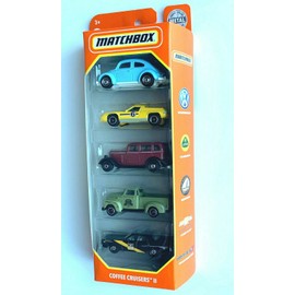 MBX Matchbox Coffee Cruisers II, 5 Pack (1:64 Scale)