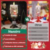 26cm Luces Decorativas navideñas Estilo Vela, Luces navideñas sin Llama,