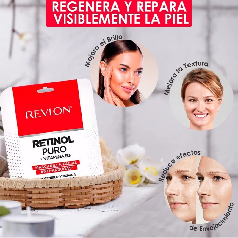 Mascarilla Facial Revlon Retinol Puro 30gr