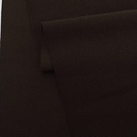 TinaKim Ribbed Fabric for T Shirt Neckbands, for Waistbands Neckline Cuffs Trim Material (43x8in, 58 Coffee)