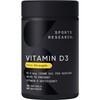 Sports Research Vitamin D3 2500iu (25mcg) with Coconut Oil -