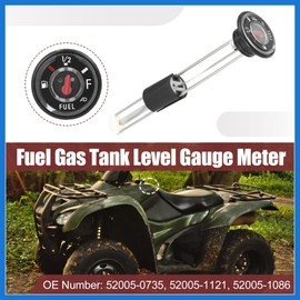 VekAuto ATV Fuel Gas Tank Level Gauge Meter with Cap Bayou 220 250 300 400 KLF Prairie 300 400 KVF Replace 52005-0735 52005-1121 Gas Tank Gauge Fuel Float Gauge Auto Parts