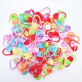 Knitting Stitch Markers, 500 Pieces Colorful Knitting Markers Crochet Clips Crochet Pins Bulk Stitch Markers for Weaving, Sewing and Knitting DIY Craft