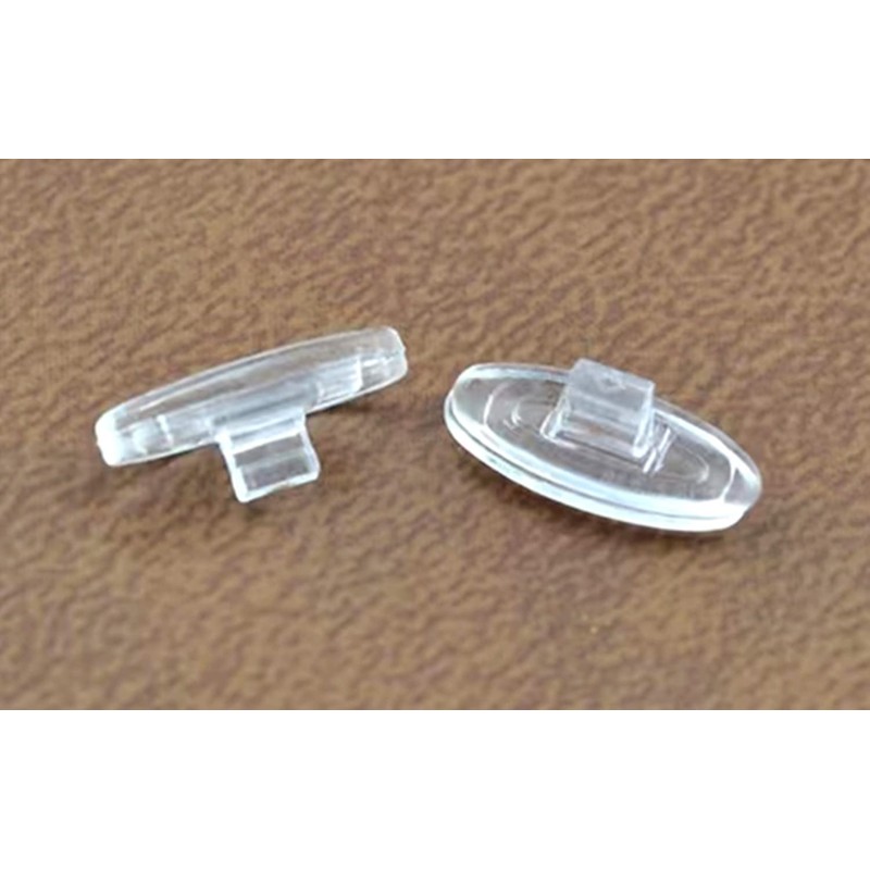 HeCheng Clear Rubber Silicon Clip On Type Nose Pads Pieces