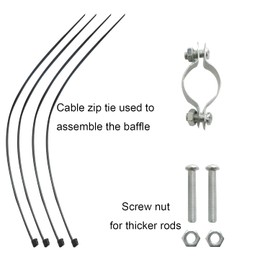 Kunjocy Envolvente alrededor de la ardilla, comedero para pájaros de 40,64 cm que protege los comederos y postes colgantes, duradero, no se oxida