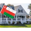 Large Oman Flag,3x5 FT Omani 75D Outdoor BannerArmish Decor for