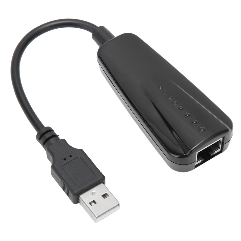 USB to Ethernet Adapter USB 2.0 to 10/100Mbps Pluggable LAN