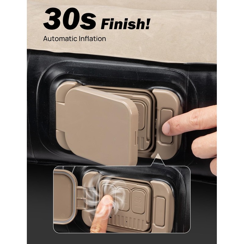JOYTUTUS SUV Air Mattress with Built-in Pump for Car Camping,