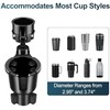 Car Cup Holder Expander Adapter with 360 Degree Rotation, Adjustable