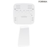 Formia HT-042WH Table Clock, Easy to Read, Temperature, Humidity, Date,