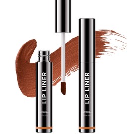 OETUIOW Long Lasting Waterproof Lip Stain, Lip Liner Stain, Peel Off Lip Liner Tattoo for Women Girls All Skin Types, Transfer-Proof & Natural, Cocoa