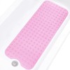 Extra Long Non-Slip Bathtub Mat with Suction Cups, 40 x