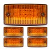 Five Pro LED 4763Y Cab Marker Lights for Freightliner, Sterling,