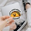 3pcs Let’s Taco-Bout Success Funny Sticker Pack, Taco Meme Motivation