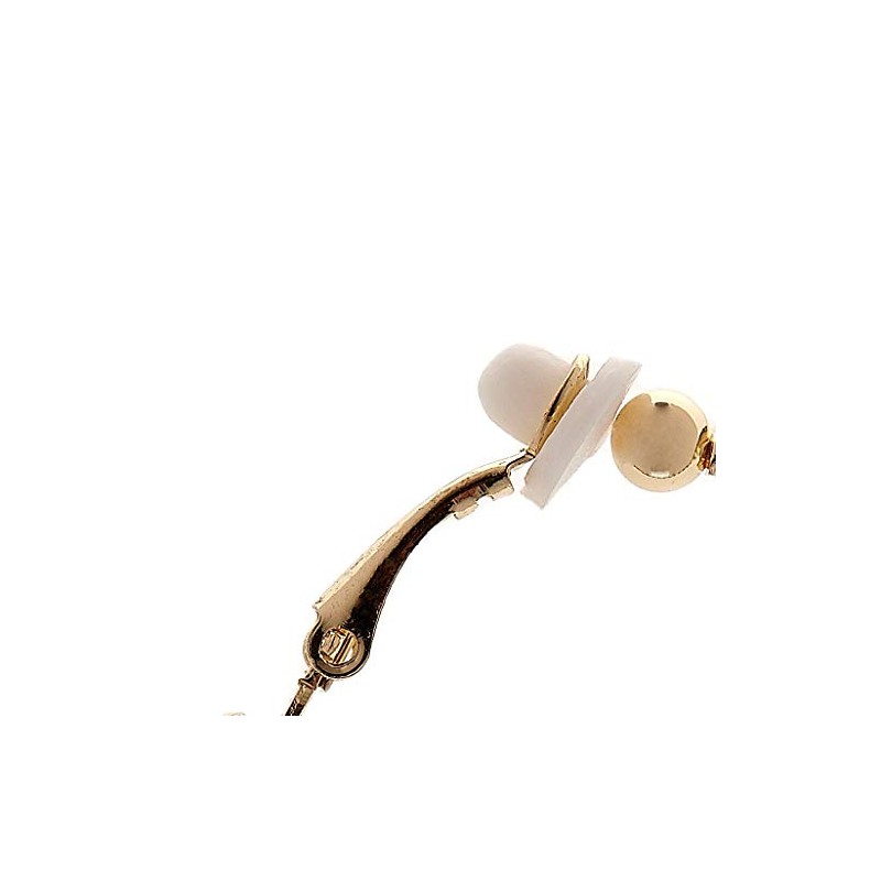 Clip On Hoop Earrings - Gold Plated With Three Hoops