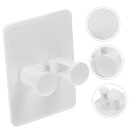 PACKOVE 4Pcs Wall Mounted Razor Storage Rack Durable Razor and Brush Holder for Easy Organization Space Saving Design for Bathroom Use