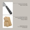 MARTHA STEWART Eastwalk 14 Piece High Carbon Stainless Steel Cutlery