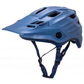 Kali Protectives Maya 3.0 Solid Adult Off-Road BMX Cycling Helmet, Solid Matte Thunder/Navy, S/M