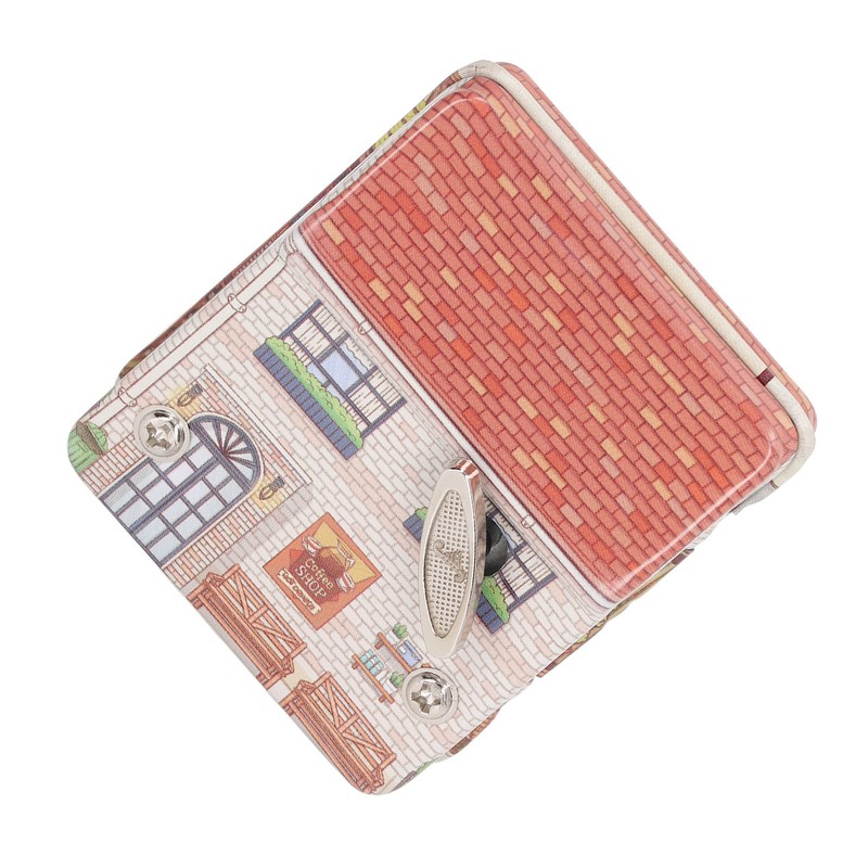 Metal Music Box Cute Exquisite Small House Design Mini Portable