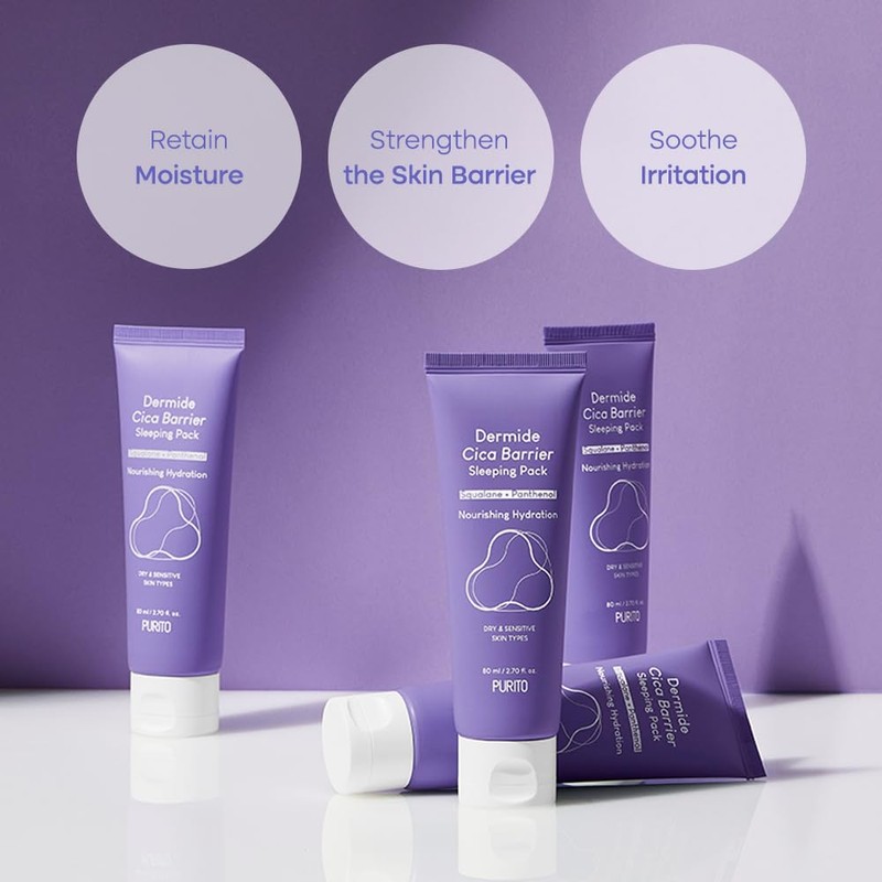 Purito Seoul [Purito Seoul]Dermide Cica Barrier Sleeping Pack 80ml