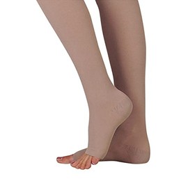 Juzo 3511AGHARIPE II Dynamic 20-30 mmHg Open Toe Thigh High with Right Hip Attachment Compression Stocking, Petite - Size II