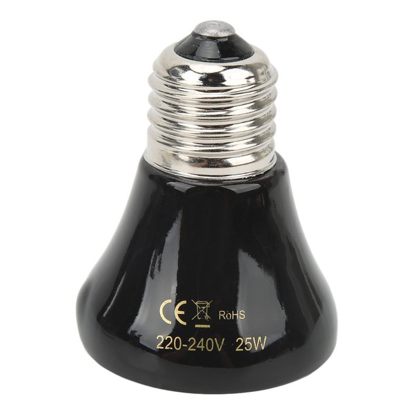 Fdit Mini Infrared Heat Ceramic Amphibian Heating Lamp Ceramic Reptile