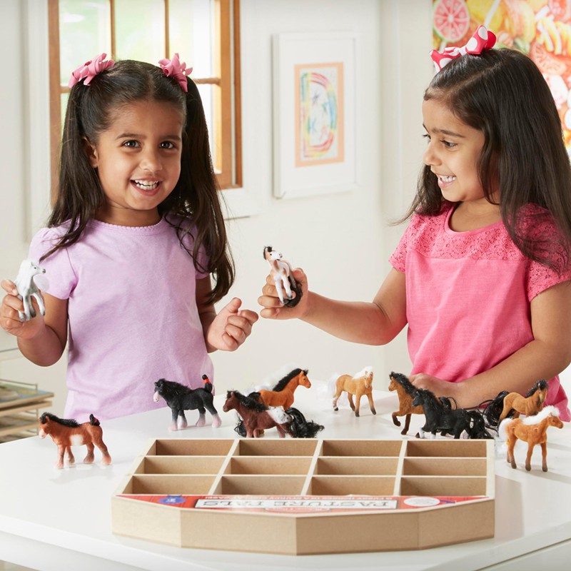 Melissa & Doug Pasture Pals - 12 Collectible Horses with
