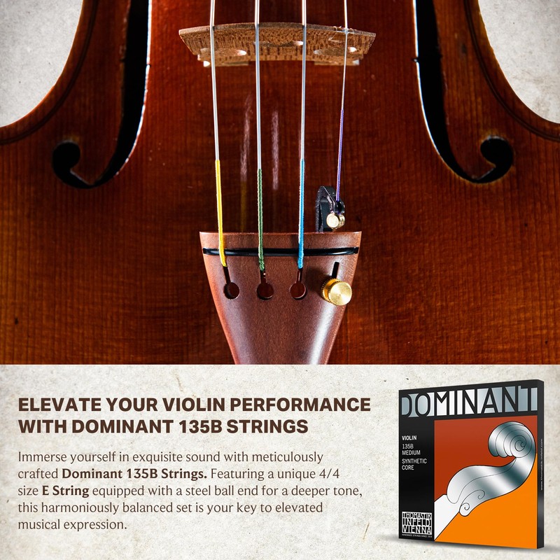 Thomastik-Infeld 135B Dominant Strings Set 4/4 with Steel E Ball