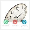 Mebus Quartz Wall Clock, Silent Movement - No Ticktack Noise,