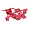 Adjustable License Plate Frame with Light Aluminum Alloy Mudguard Eliminator