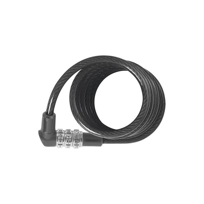ABUS Spiral Cable Lock 3506C - 6 mm Thick Flexible